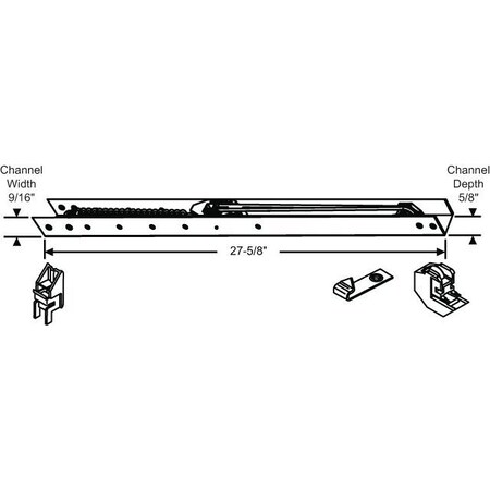 Strybuc 27-5/8in Channel Balance 60G-274-1